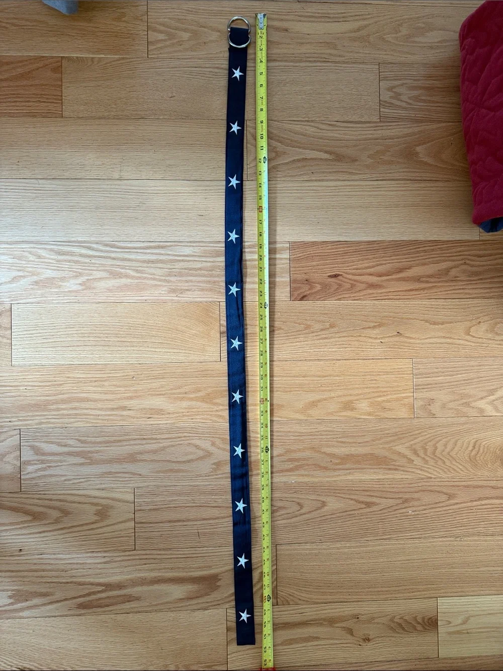 Vineyard Vines Navy Star D-Ring Mens Belt